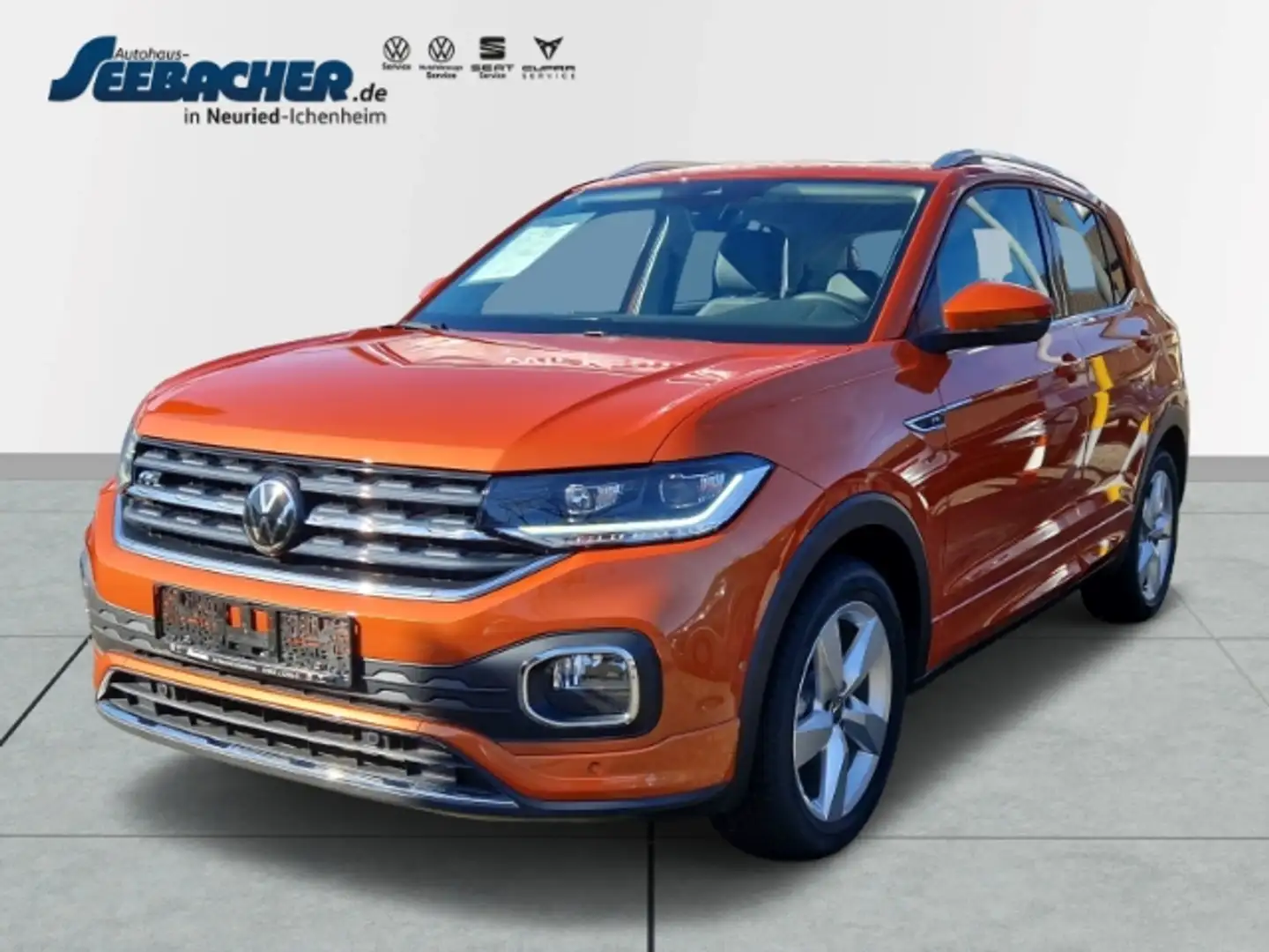 Volkswagen T-Cross *R-Line* 1.0 TSi DSG *App-Conn.*RFK* Arancione - 1
