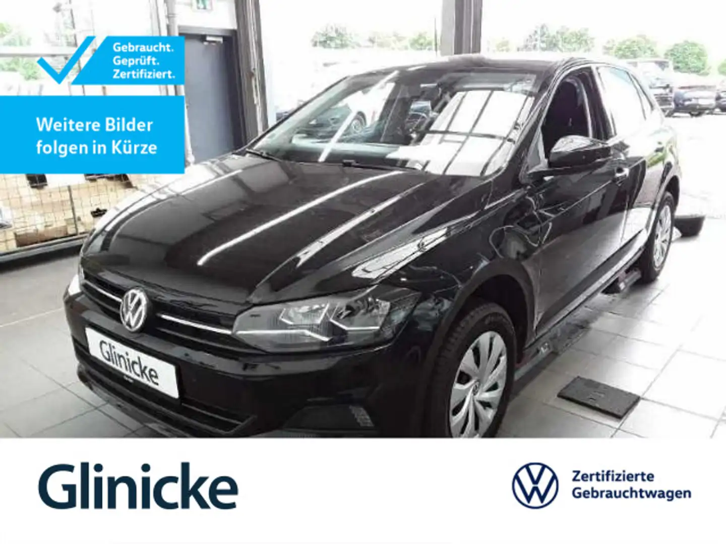 Volkswagen Polo 1.0 Comfortline Klima ACC App-Connect Sitzh Schwarz - 1