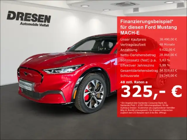 Ford Mustang Mach-E Premium Standard Range AWD+Navi