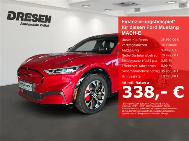 Ford Mustang Mach-E Premium Standard Range AWD+Navi