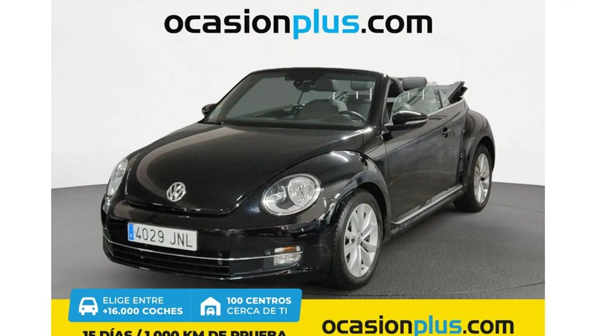Volkswagen Beetle Cabrio 2.0TDI Design 110 Negro - 1