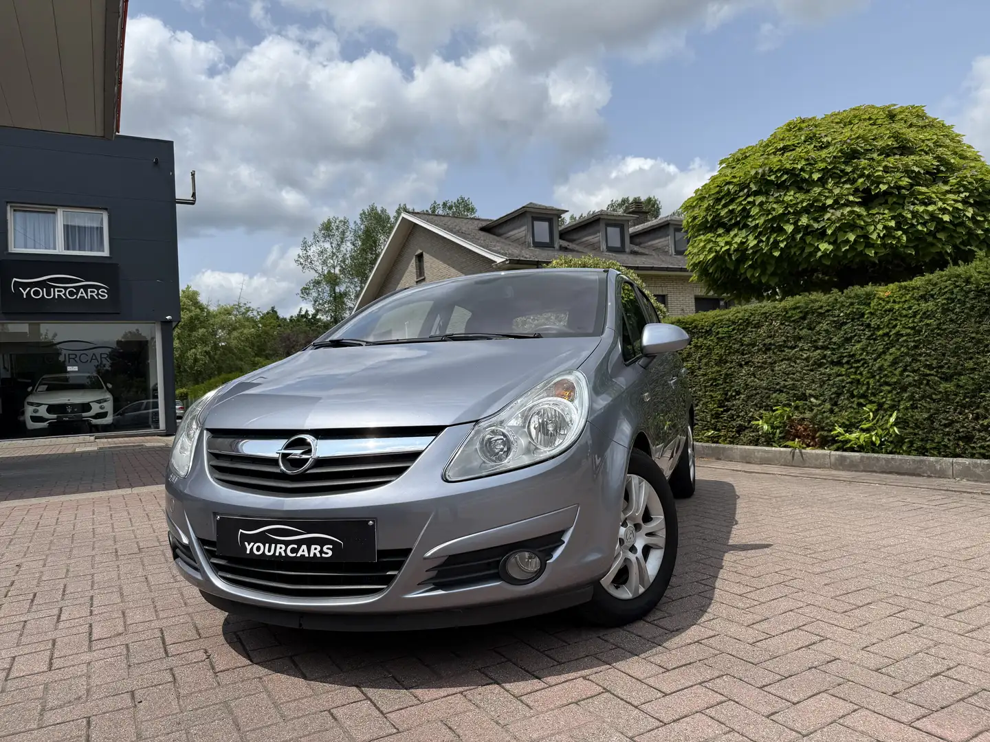Opel Corsa 1.4i Enjoy * FIETSDRAGER * AIRCO * GPS Gris - 1