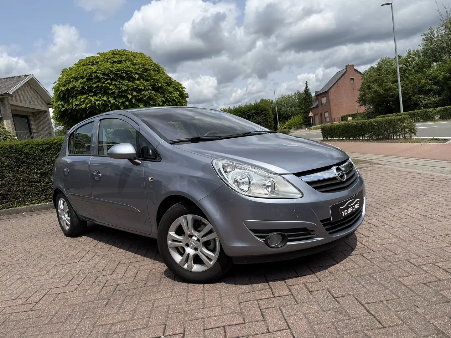 Opel Corsa 1.4i Enjoy * FIETSDRAGER * AIRCO * GPS Gris - 2