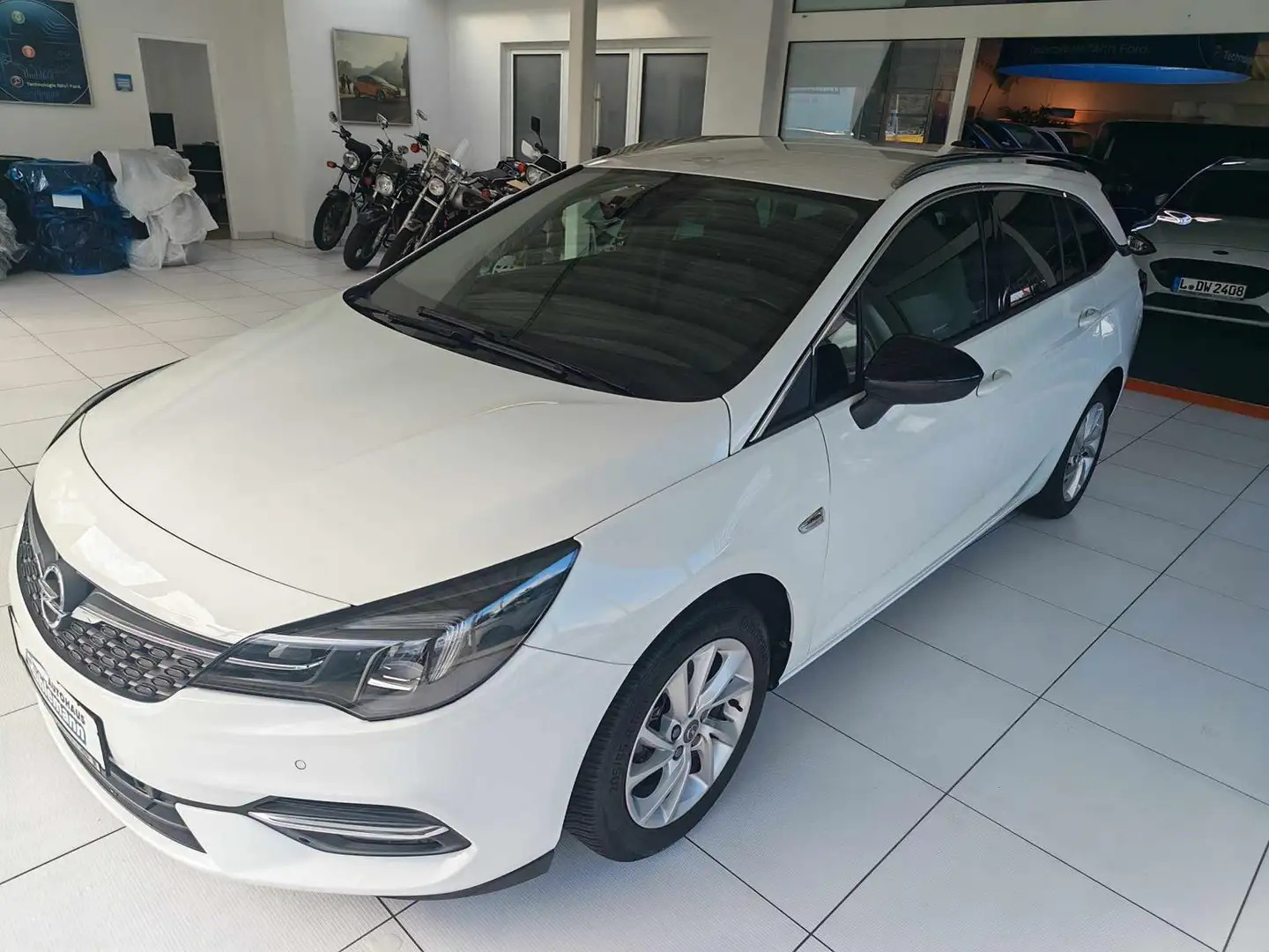 Opel Astra Elegance LED LEDER/STOFF NAVI KAMERA SiTZ-/LENKRAD Blanc - 1