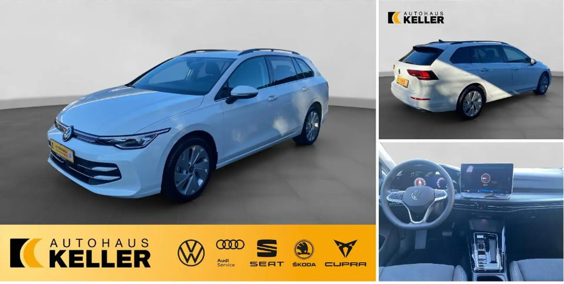Volkswagen Golf Variant Style Blanc - 1