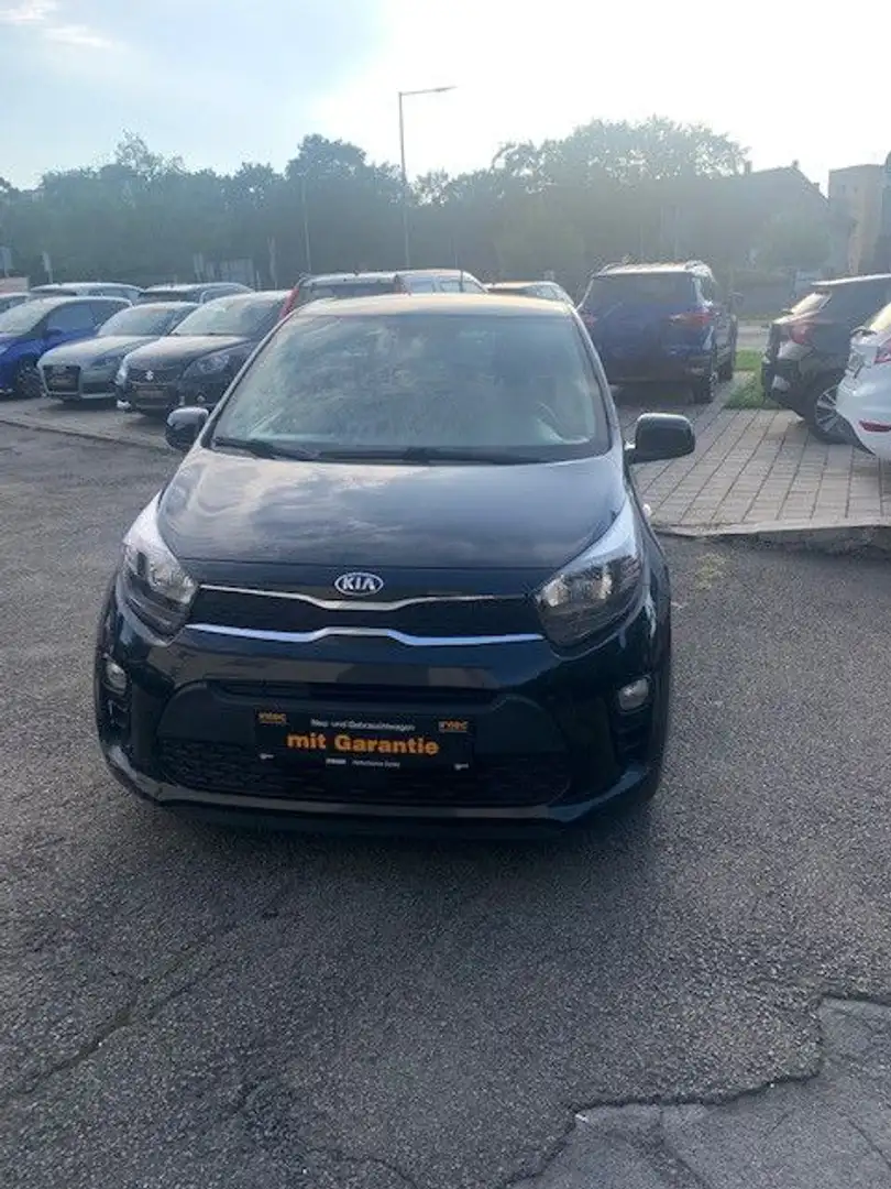 Kia Picanto 1.0-KLIMA+SITZH.-TÜV+INSPEK.NEU-GARANTIE Černá - 1