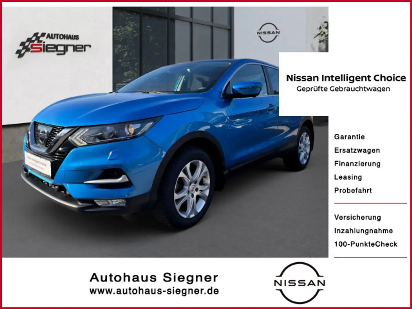 Nissan Qashqai N-Connecta  Anhängerkupplung abnehmbar Blau - 1