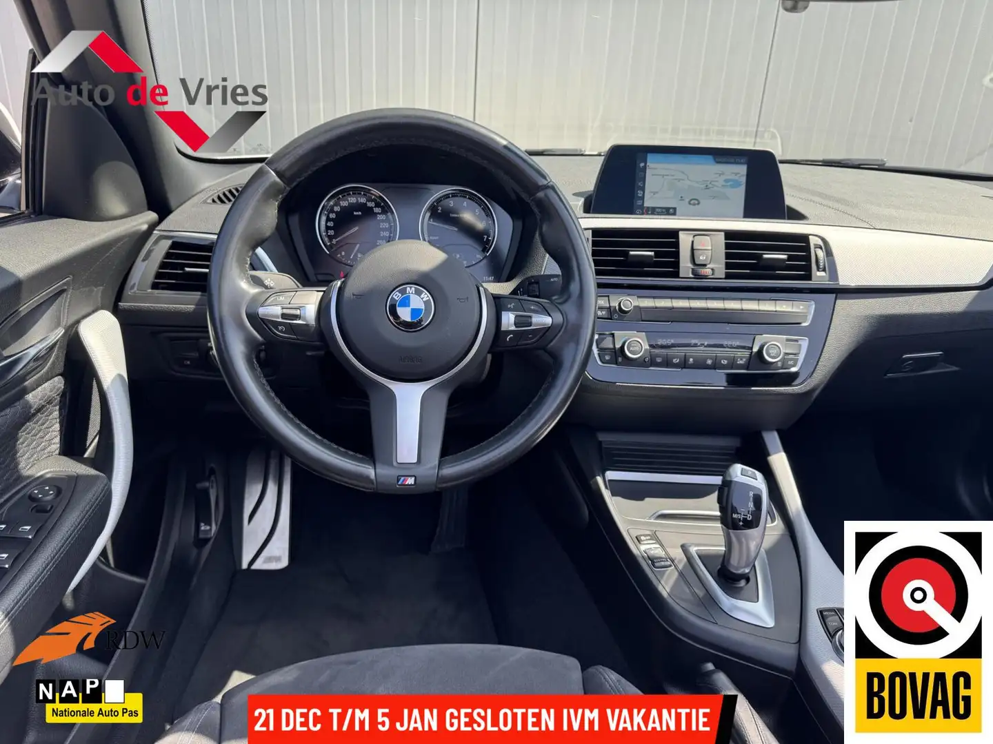BMW 218 2-serie Cabrio 218i Executive M-Sport|Navi|NL-Auto Weiß - 2
