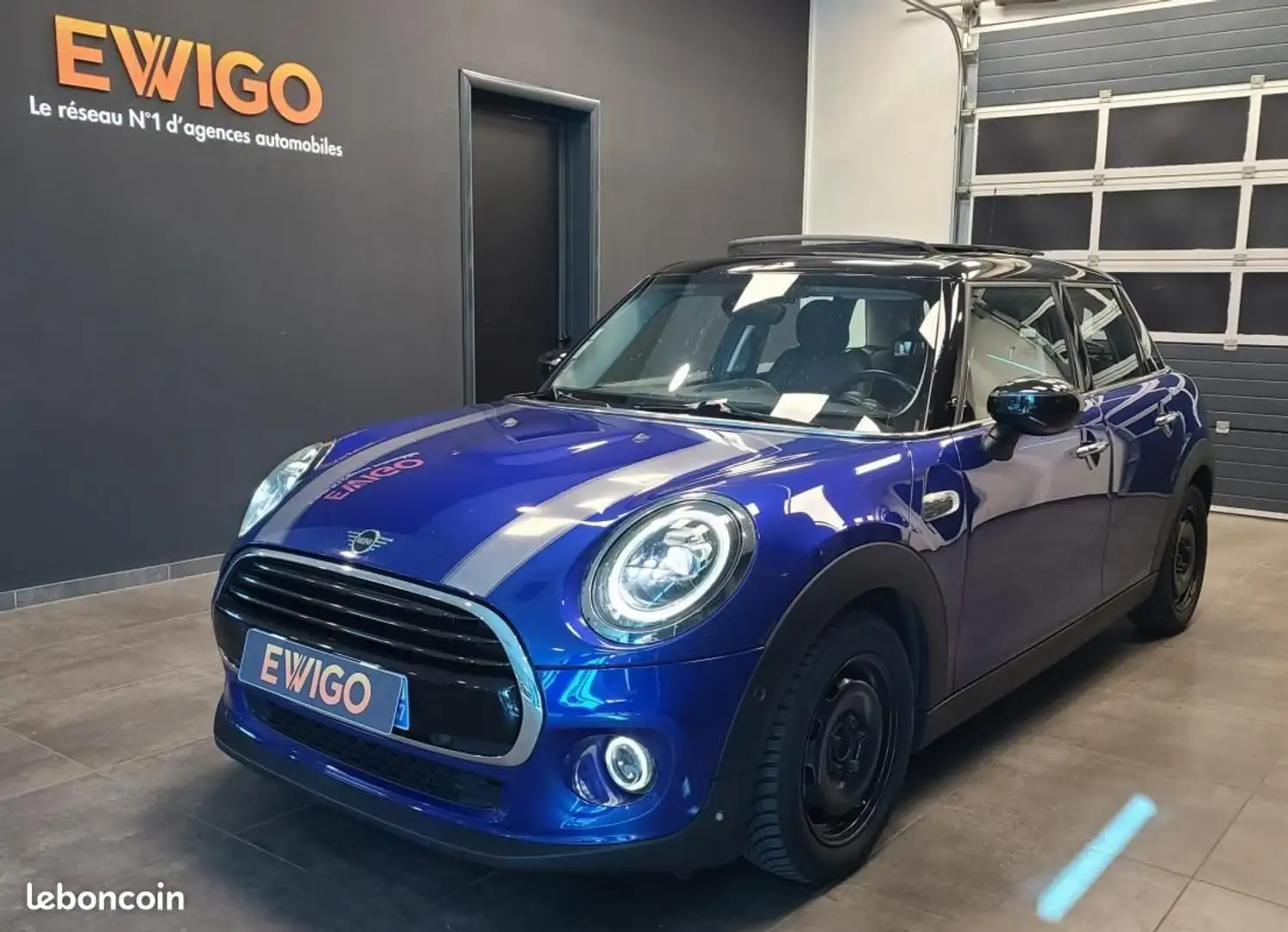 MINI One COOPER 136ch EDITION GREENWICH BVA7 Bleu - 1