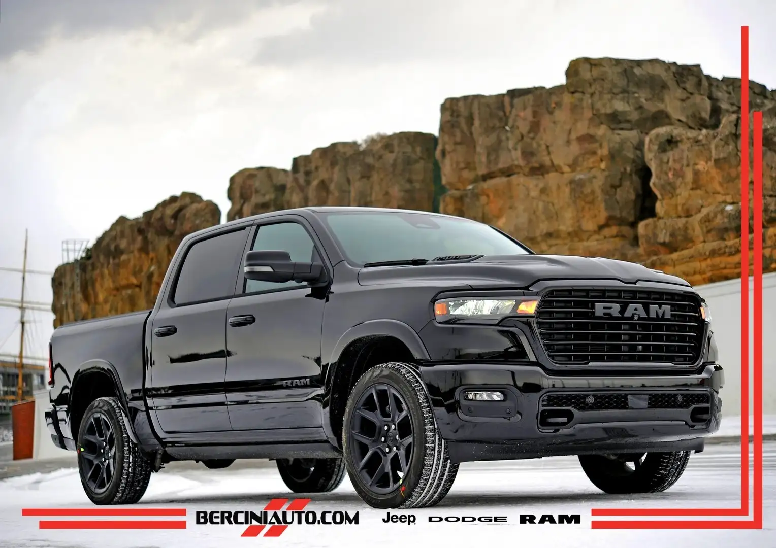 RAM 1500 NEW LARAMIE NIGHT PREMIUM 3.0L 420CV - IVA ESCLUSA Nero - 1
