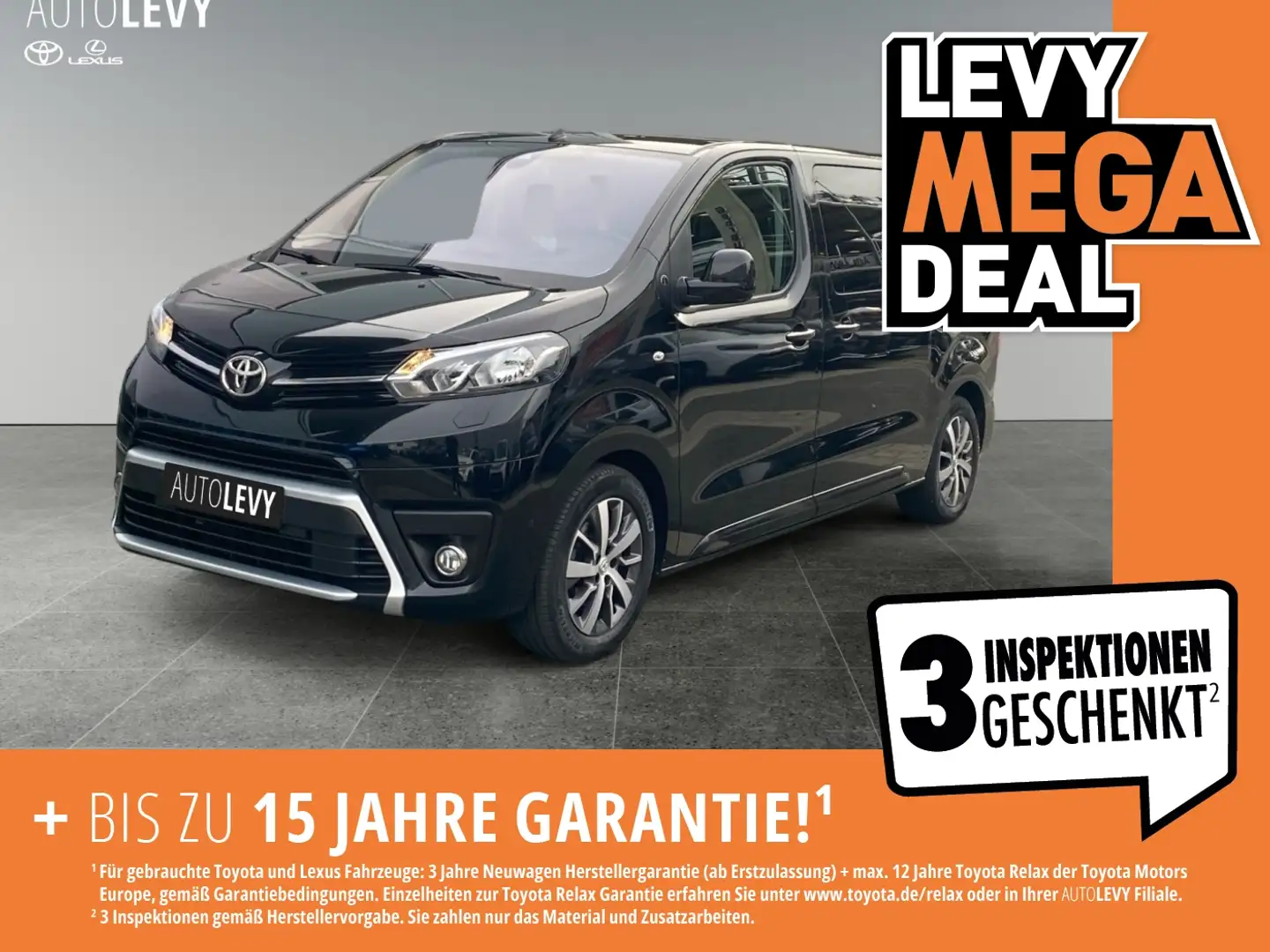 Toyota Proace Verso 2.0 D-4D L1 Team D *8FACH*CARPLAY* Czarny - 1