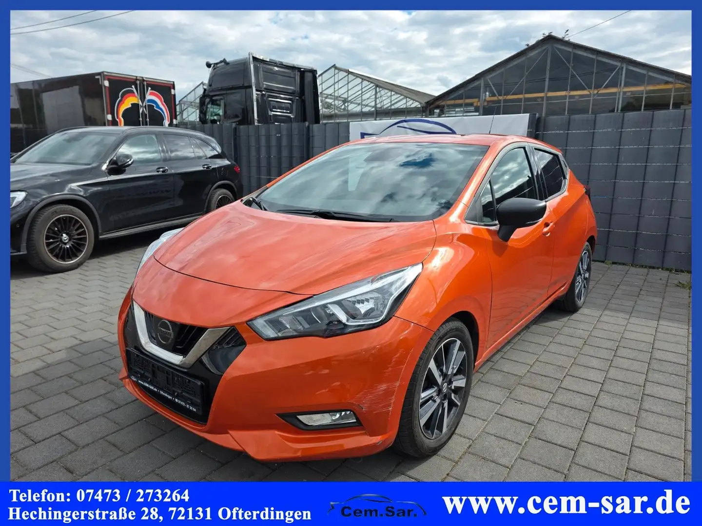 Nissan Micra N-Way *Euro 6*Klima*SHZ*Bluetooth*Kamera*+ Orange - 2
