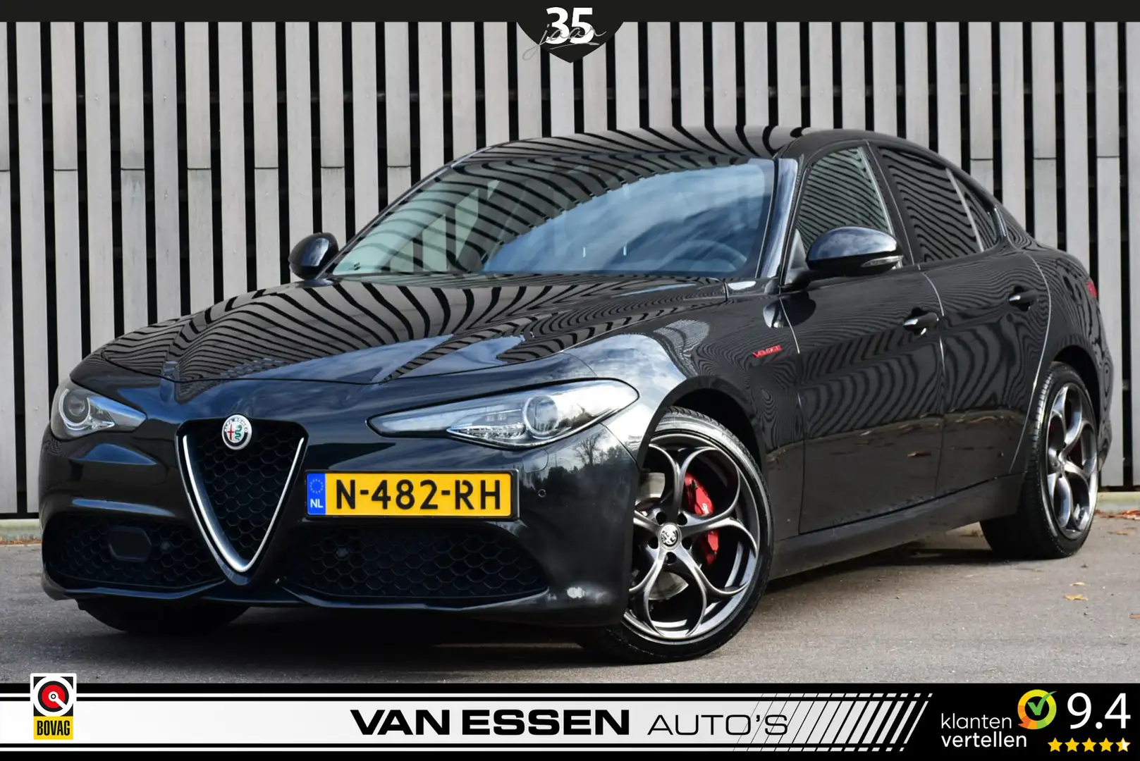 Alfa Romeo Giulia 2.0 T AWD VELOCE Navigatie Camera Leder Memory 19 Noir - 1