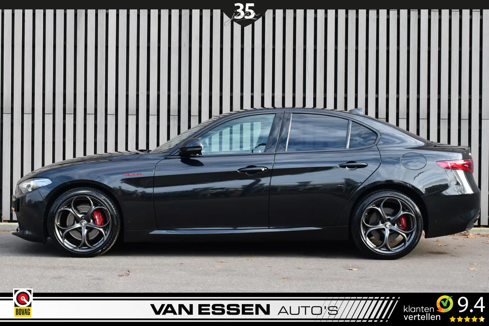 Alfa Romeo Giulia 2.0 T AWD VELOCE Navigatie Camera Leder Memory 19 Noir - 2