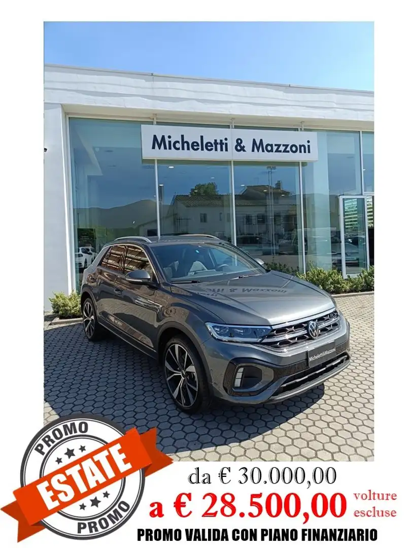 Volkswagen T-Roc T-Roc 2.0 tdi R-Line 115cv Grau - 1