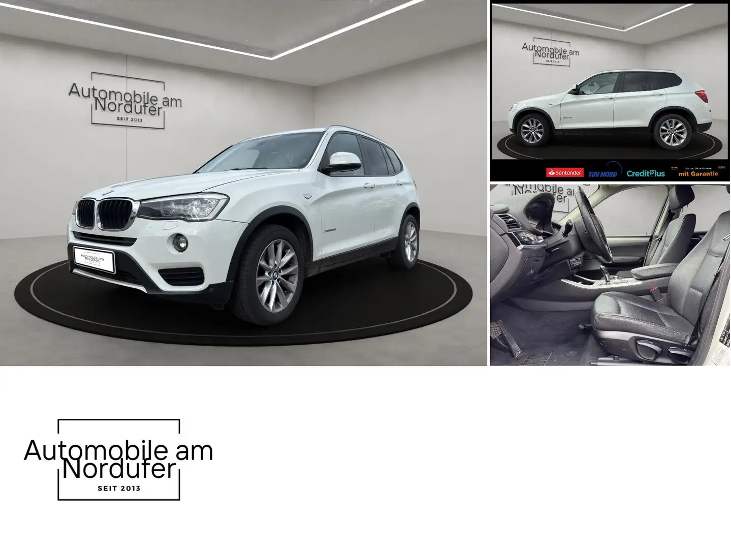 BMW X3 xDrive 20d Aut-Leder-Navi-BiXenon-Kamera-e.Heckkla Weiß - 2