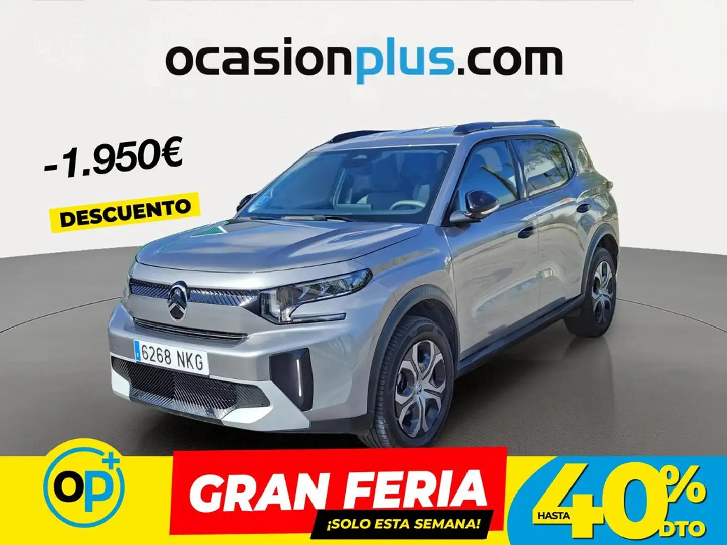 Citroen C3 Aircross Hybrid Plus e-DCS6 145 Gris - 1