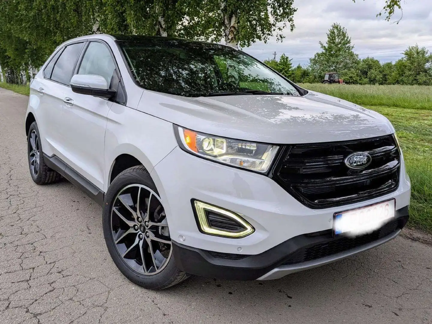 Ford Edge 2018 Titanium V6 3.5L AWD Vollaustattung Blanc - 2