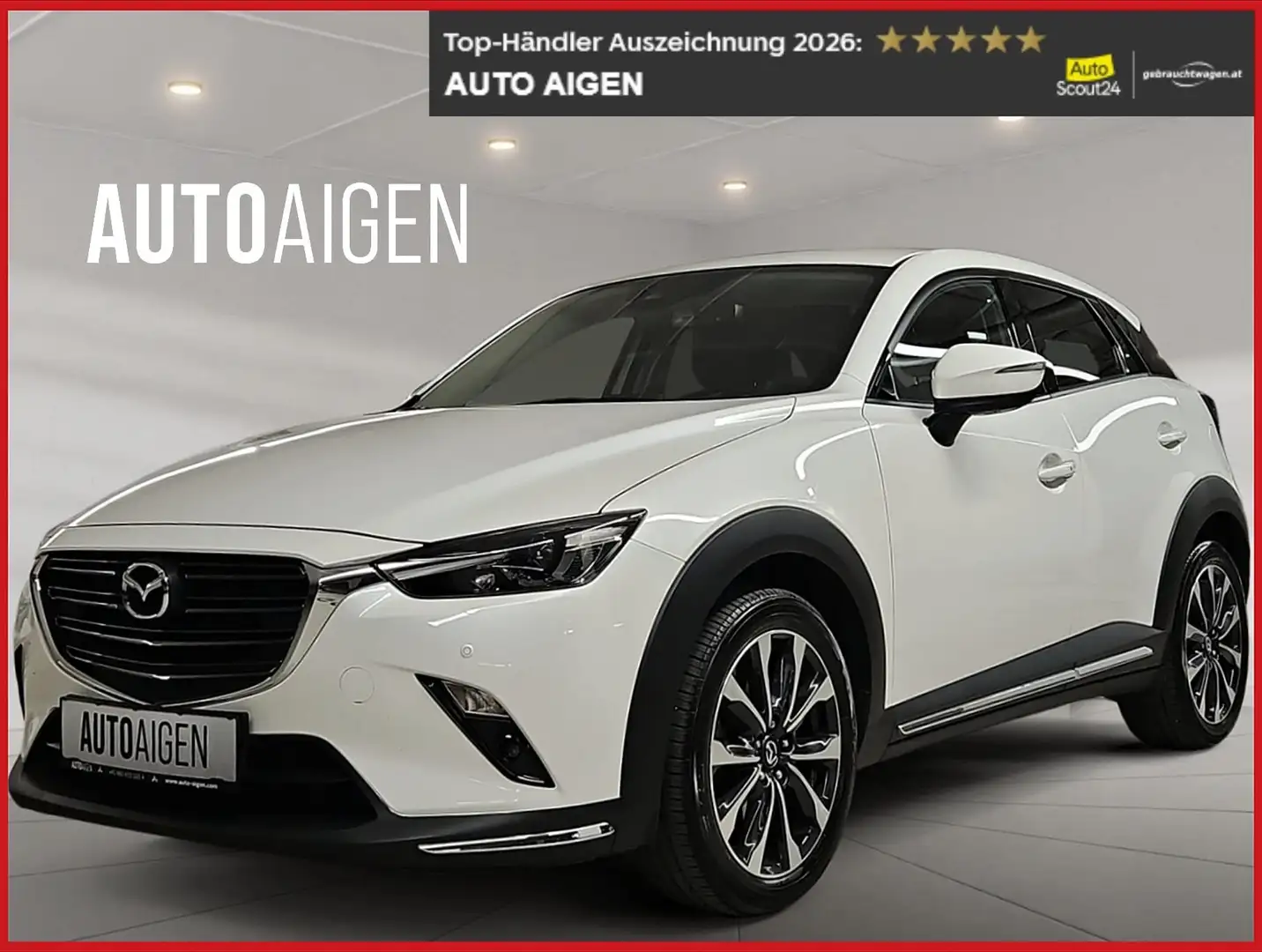 Mazda CX-3 * PRIME-LINE * HEAD-UP * KAMERA * 1. BESITZ * SZH Weiß - 1