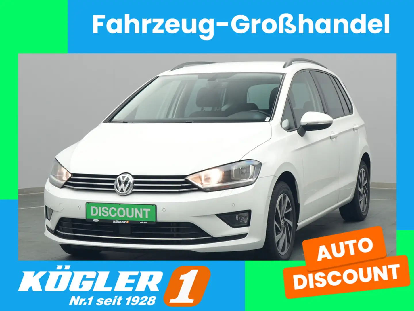 Volkswagen Golf Sportsvan Wit - 1