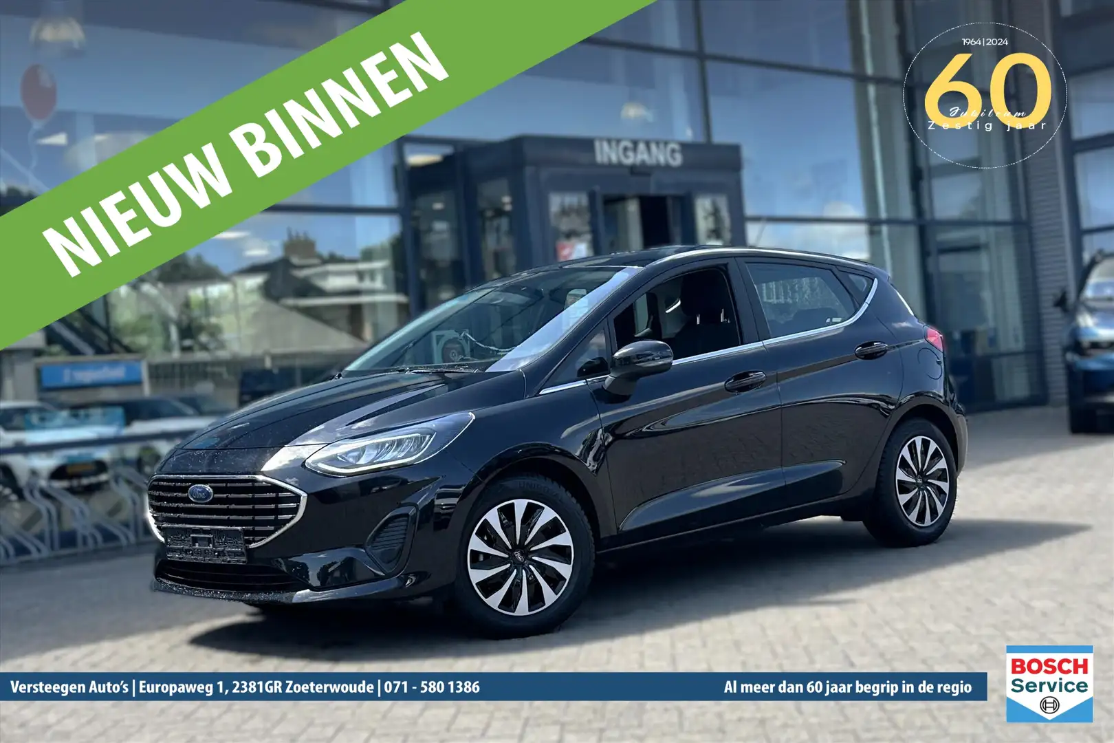 Ford Fiesta 1.0 EcoBoost Hybrid 125pk Aut. Titanium Noir - 1