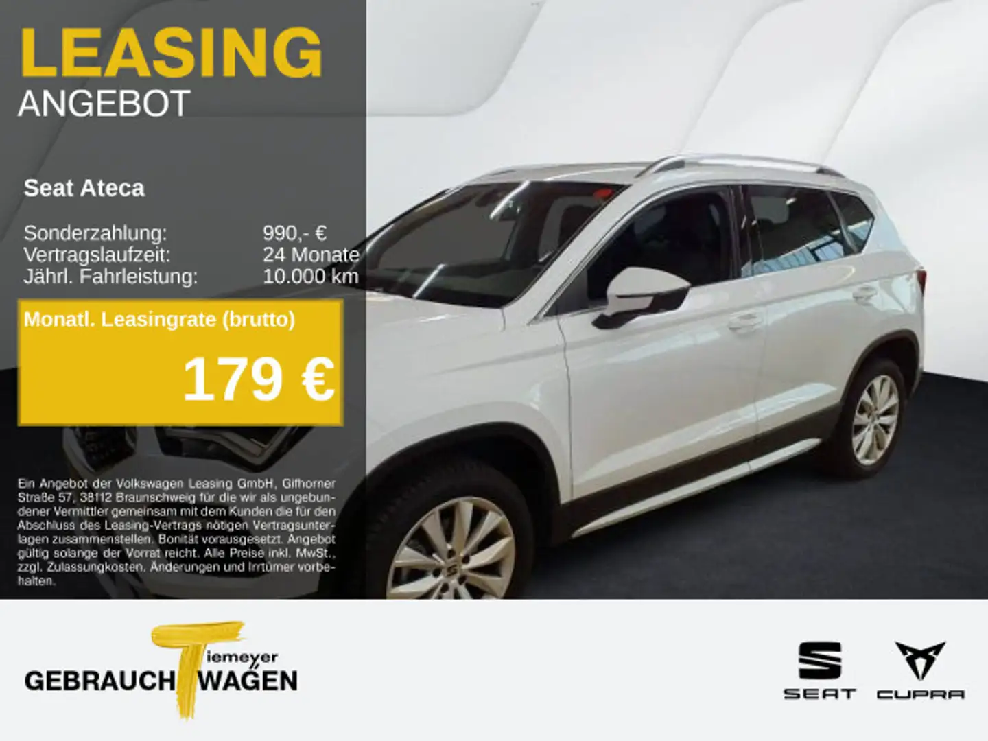 SEAT Ateca 1.5 TSI DSG X-PERIENCE SIDE-ASSIST NAVI+ Weiß - 1