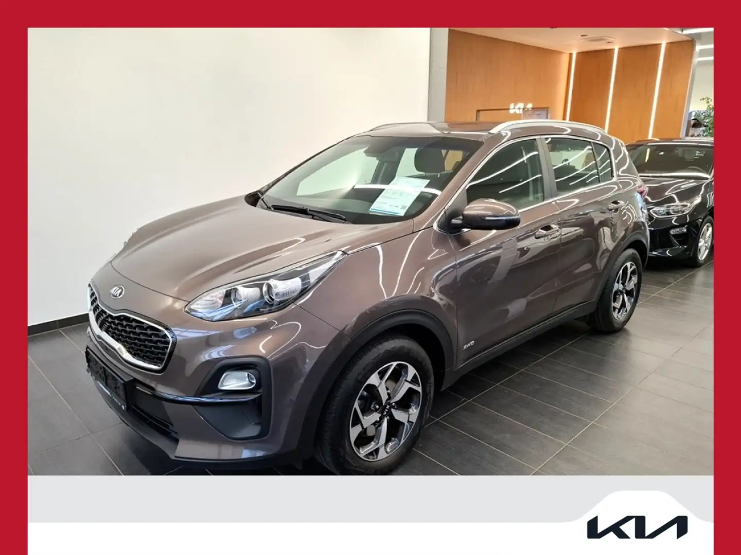 Kia Sportage 1,6 CRDI SCR MHD AWD Silber Marrón - 1