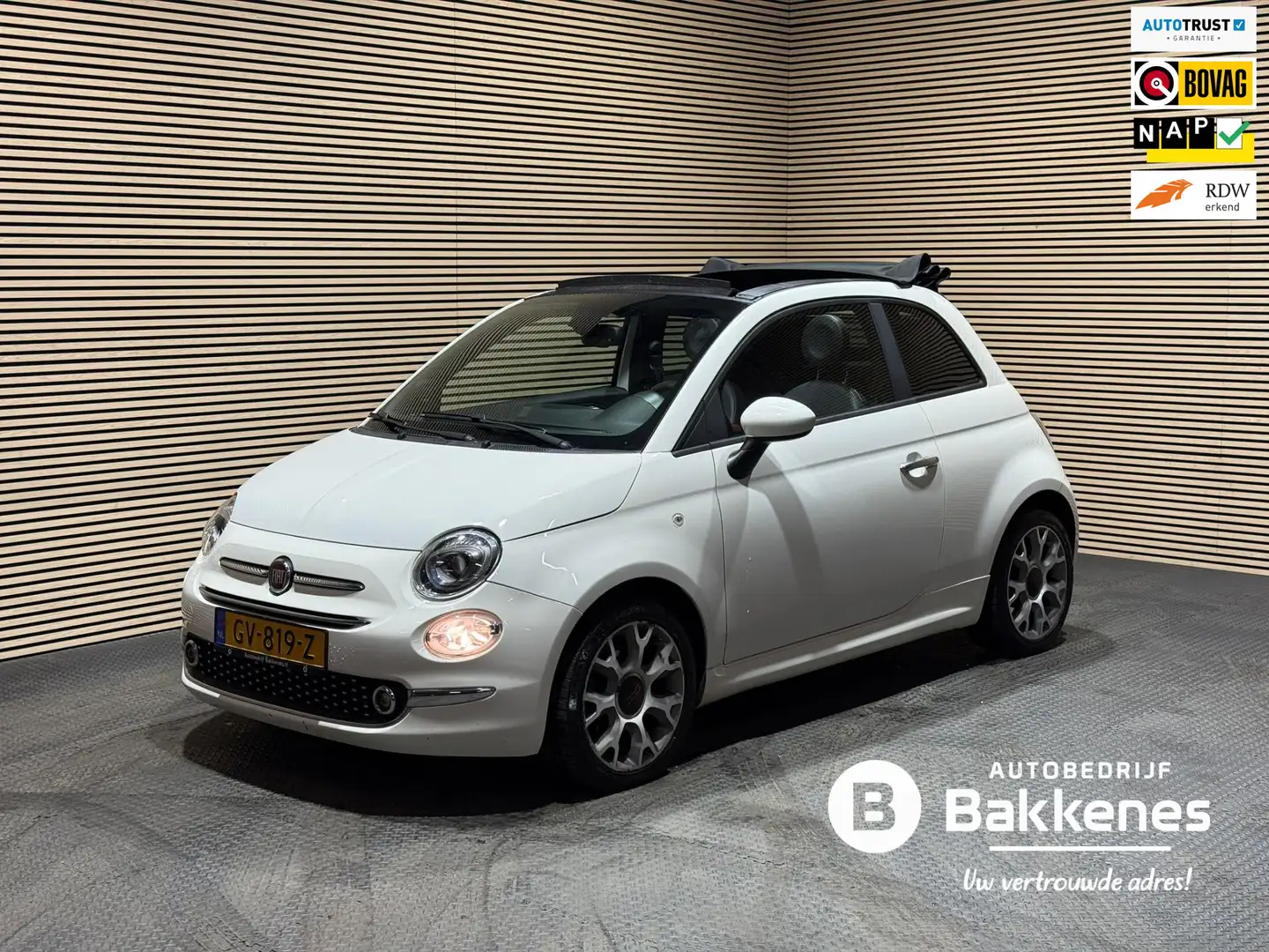 Fiat 500C 0.9 TwinAir Turbo 500S | Airco | NAP | Volledig on Weiß - 1