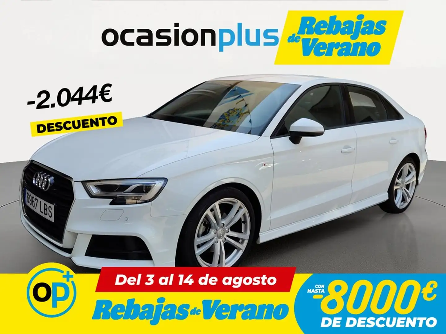 Audi A3 Sedán 35 TFSI S line S tronic 110kW Blanco - 1