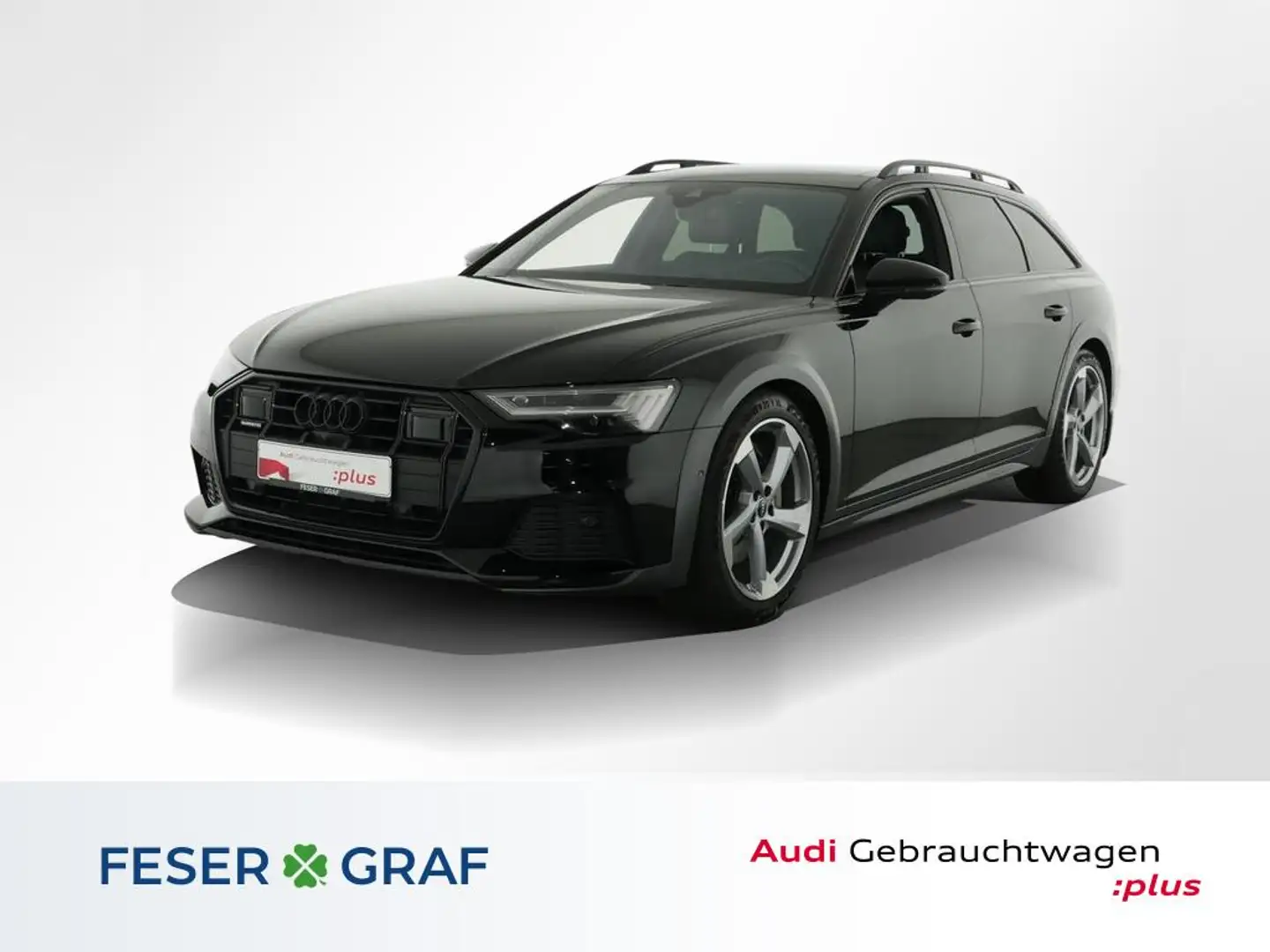 Audi A6 allroad 55TDI HD Matrix/Pano/HuD/ACC/AHK/LM20 Schwarz - 1