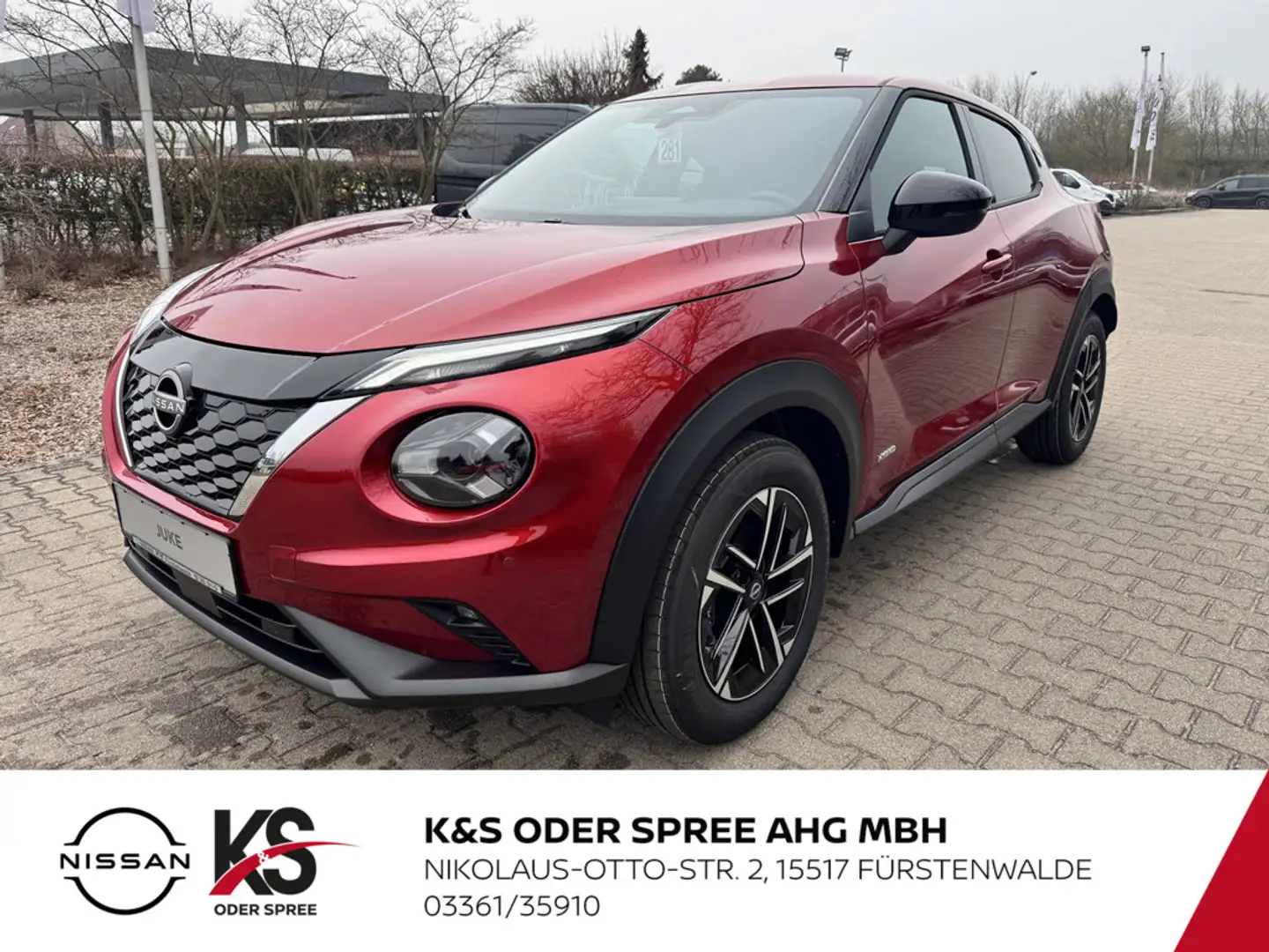 Nissan Juke 1.6 HYBRID 143 PS 4AMT N-CONNECTA WINTER PAKET Rot - 1
