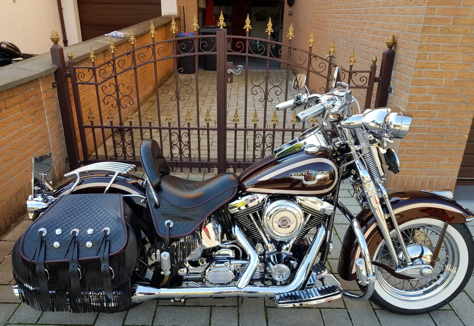 Harley-Davidson Heritage Springer Anniversary 95th jahre Marrone - 2