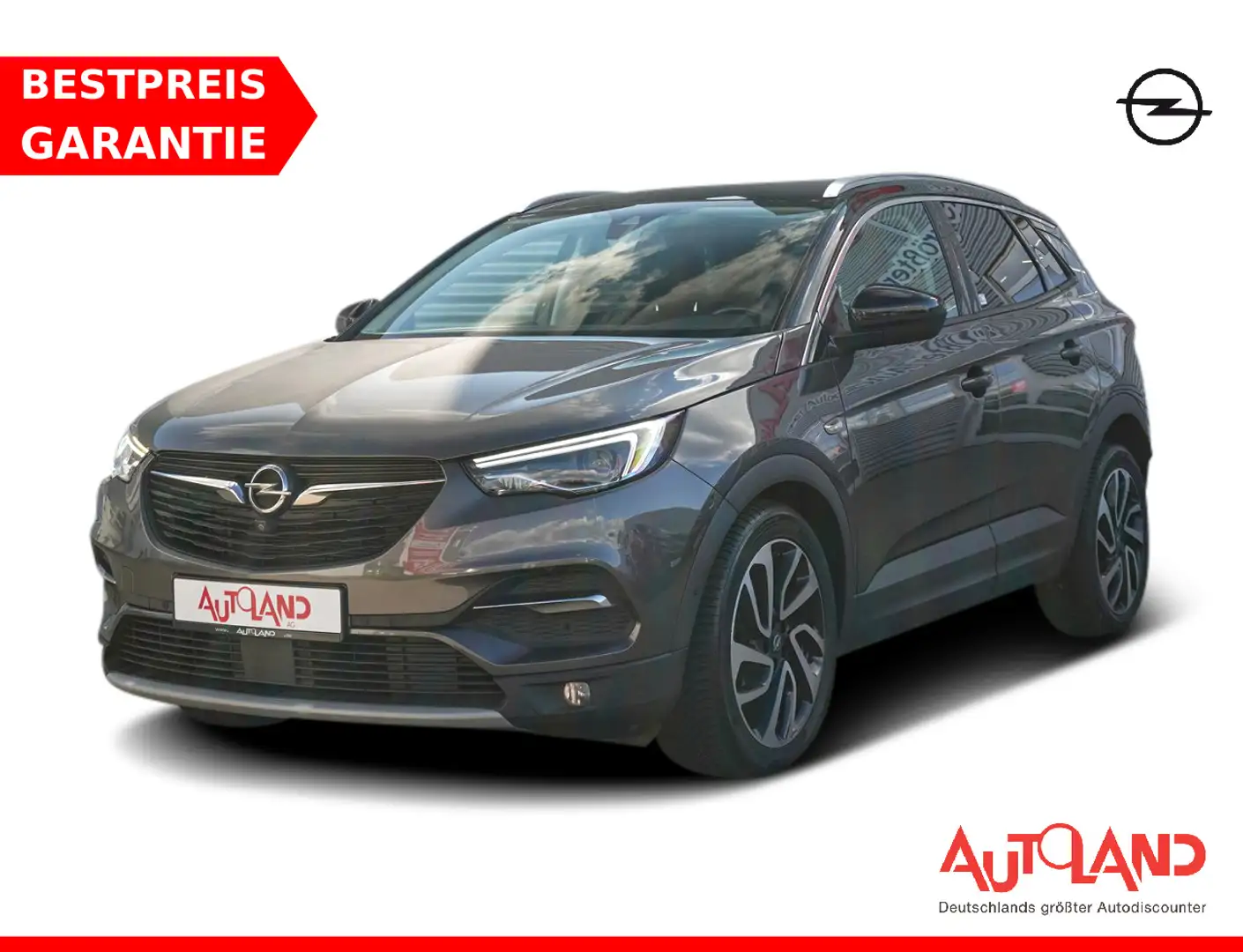 Opel Grandland 2.0 CDTI Ultimate Totwinkel AHK DAB Grau - 1