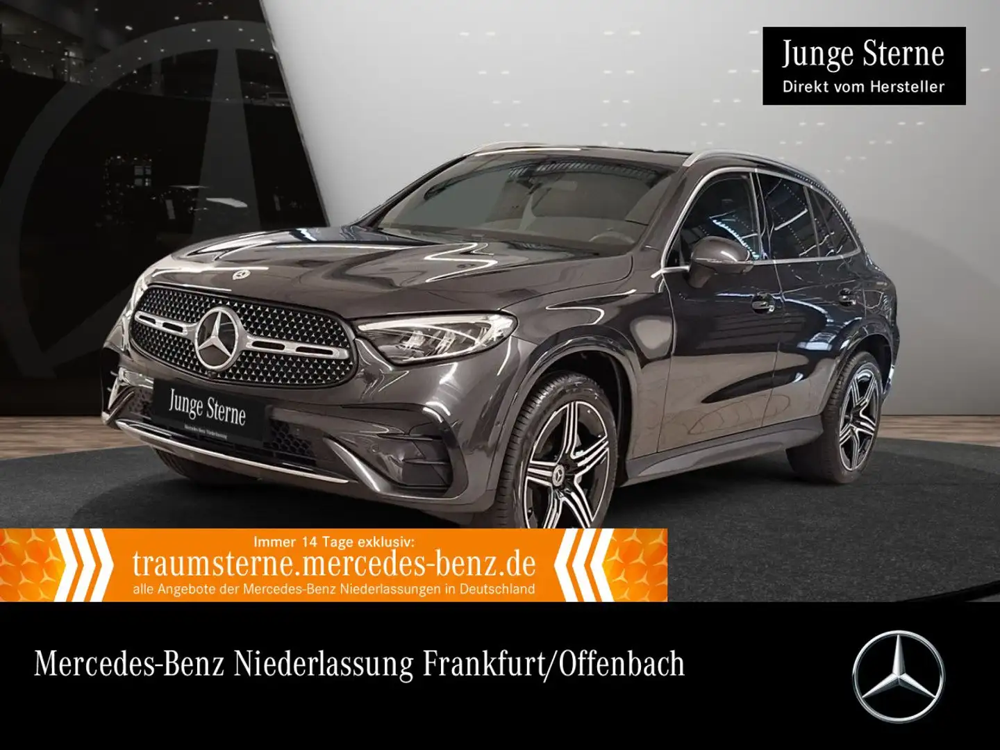 Mercedes-Benz GLC 300 e 4M AMG+PANO+360+AHK+LED+TOTW+KEYLESS+9G Grau - 1