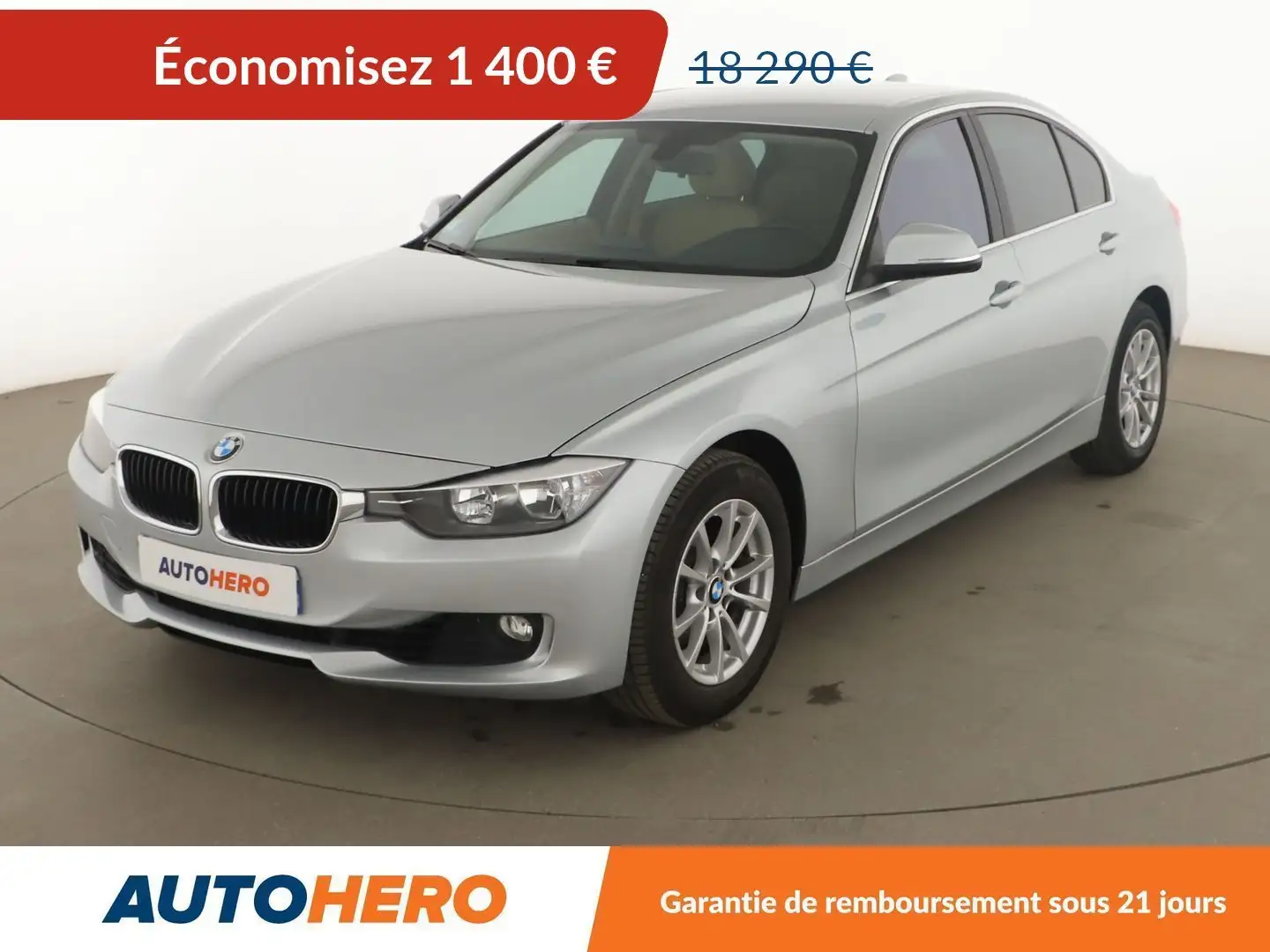 BMW 320 320i Lounge BVA8 Gris - 1