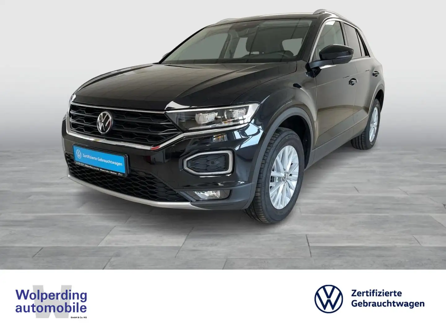 Volkswagen T-Roc 1.5 TSI DSG Style Bluetooth LED Klima Schwarz - 1