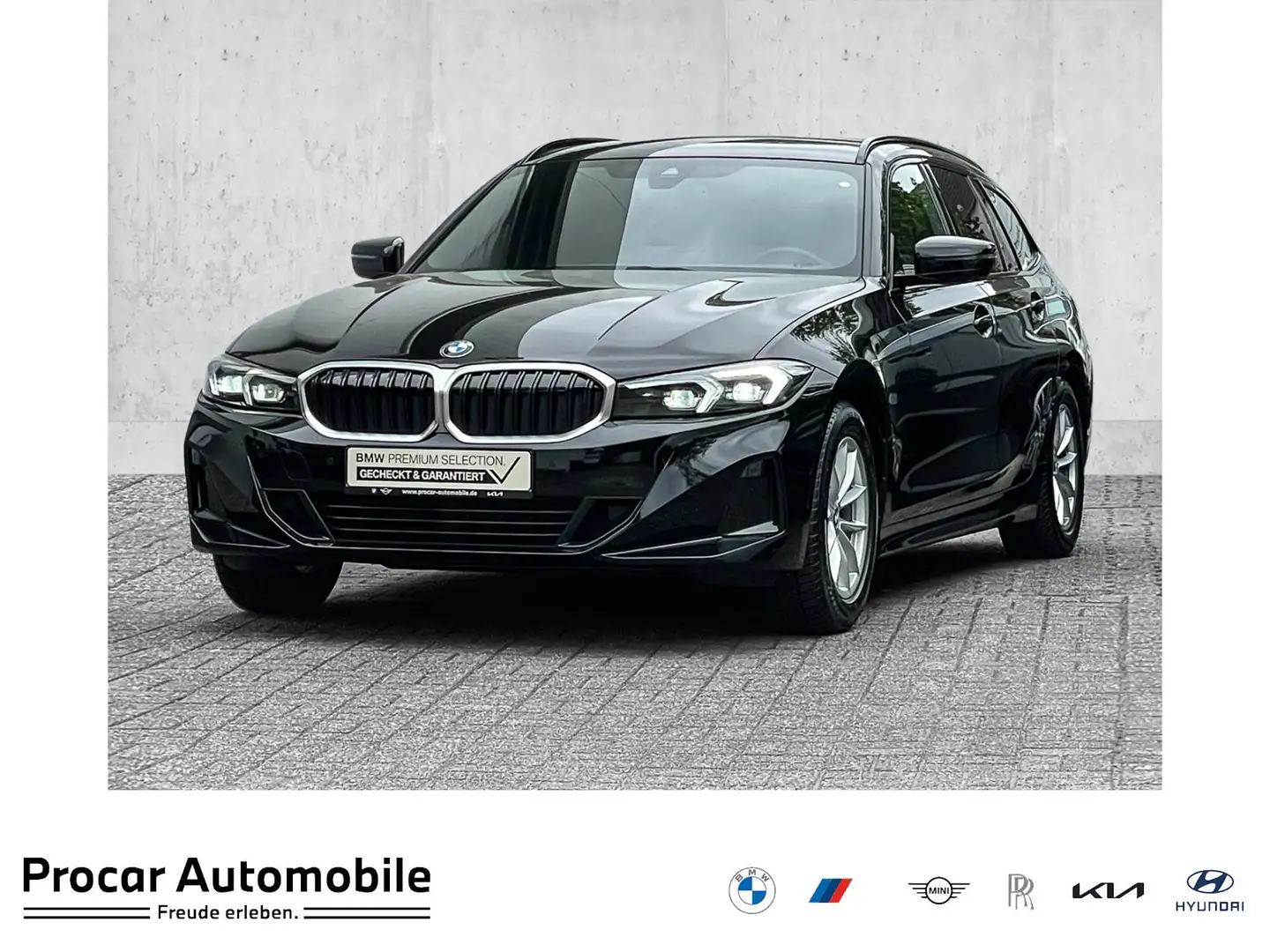 BMW 320 d Touring Aut. RFK NAVI LED Sound Syst. Schwarz - 1