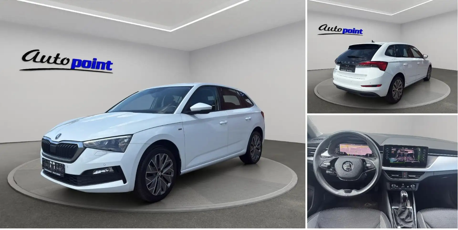 Skoda Scala 1.0 TSI Tour MATRIX NAVI ACC Blanc - 1