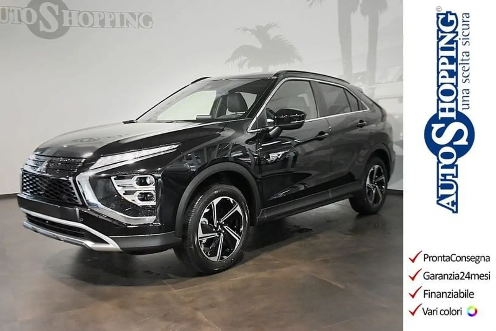 Mitsubishi Eclipse Cross 2.4 MIVEC 4WD PHEV Instyle SDA Pack 0 #RETROCAMERA Nero - 1
