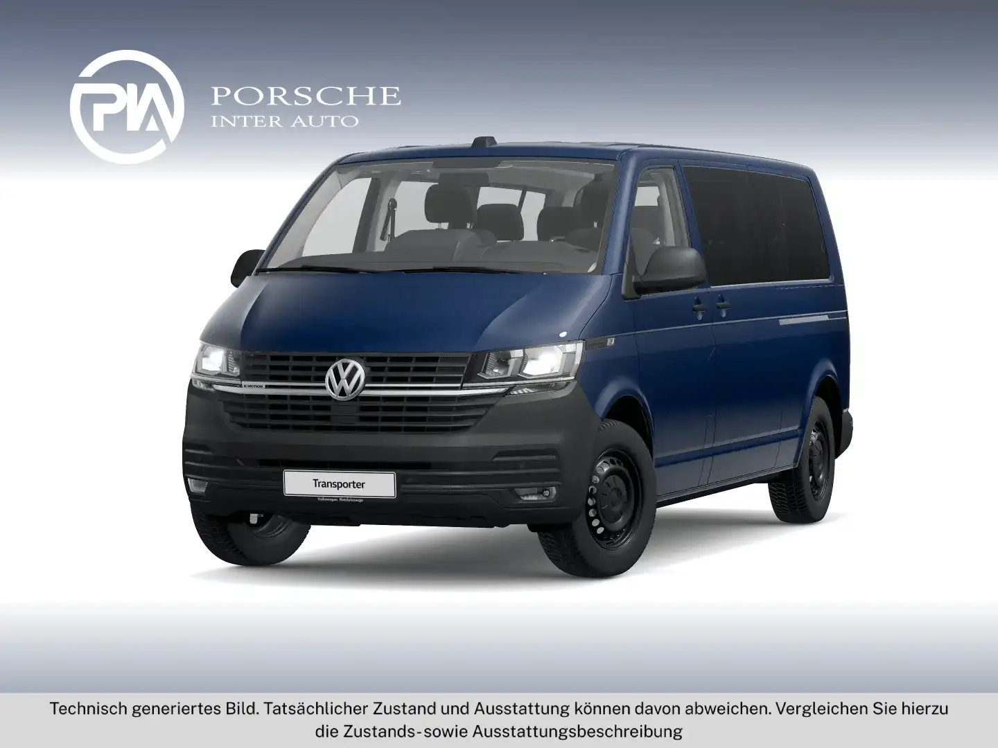 Volkswagen T6.1 Transporter Kombi LR TDI 4MOTION Blau - 1
