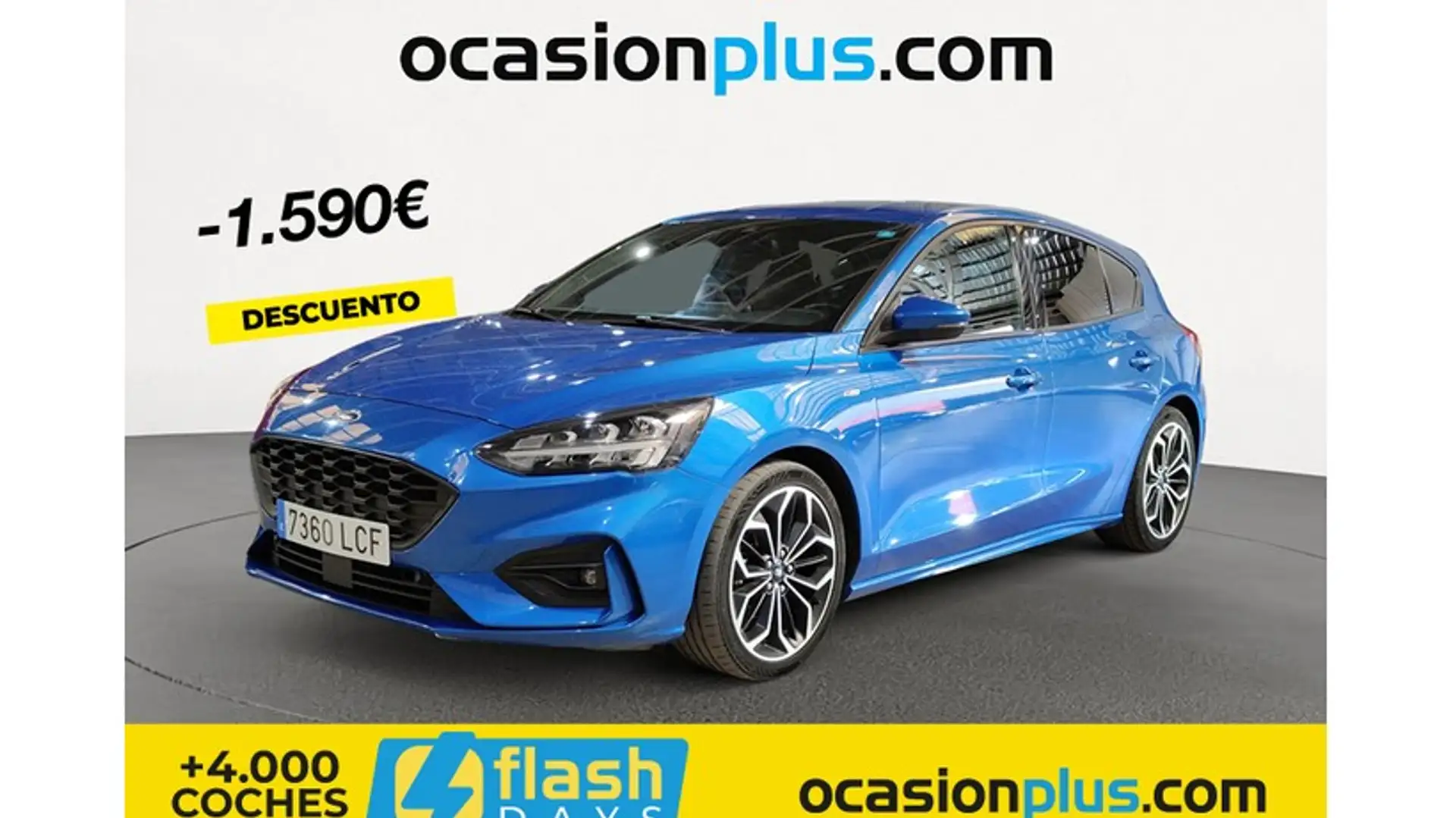 Ford Focus 1.5Ecoblue ST Line 120 Bleu - 1