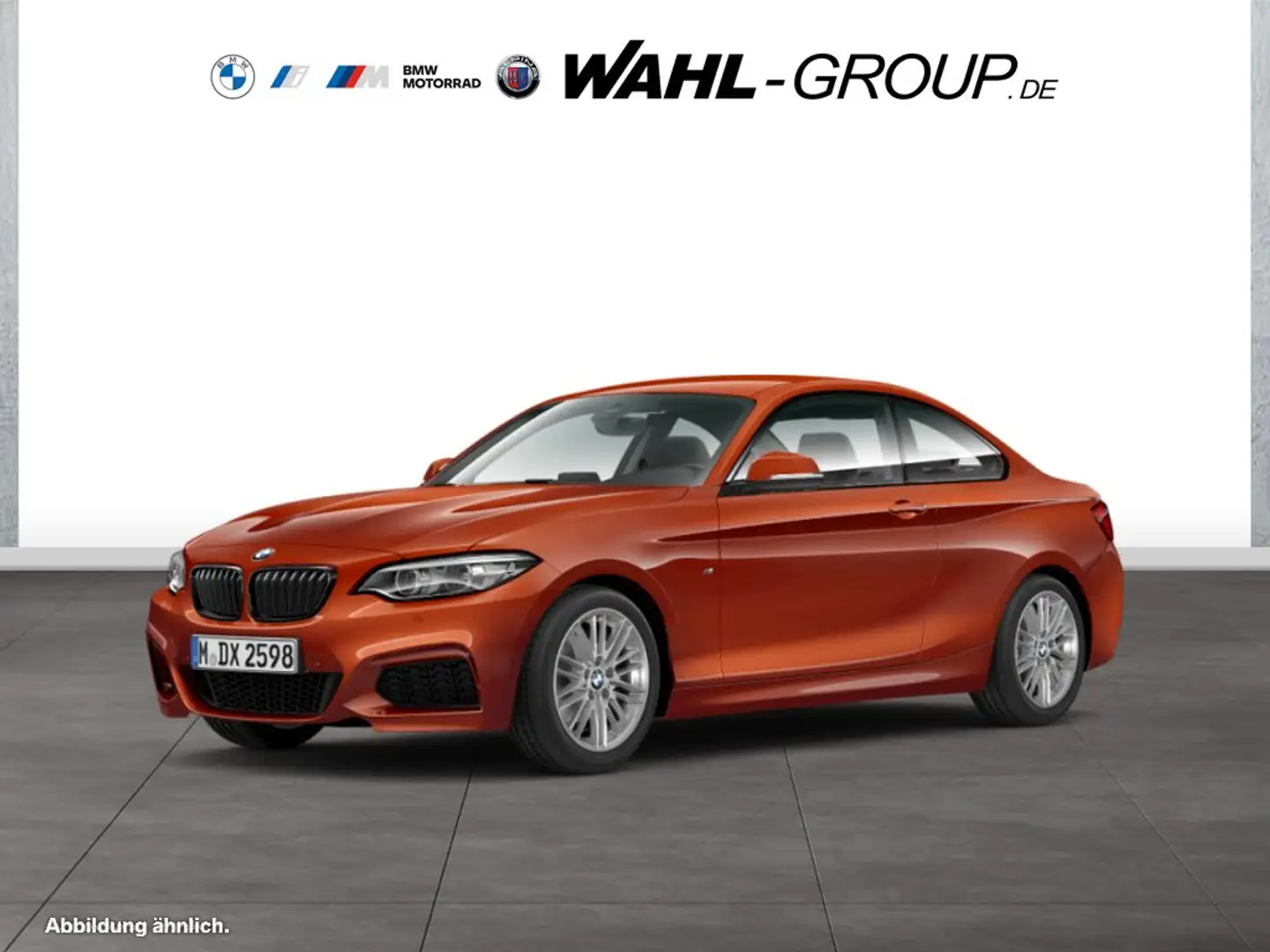 BMW 218 i COUPE M SPORTPAKET HIFI NAVI BUS. ALU 17" Orange - 1