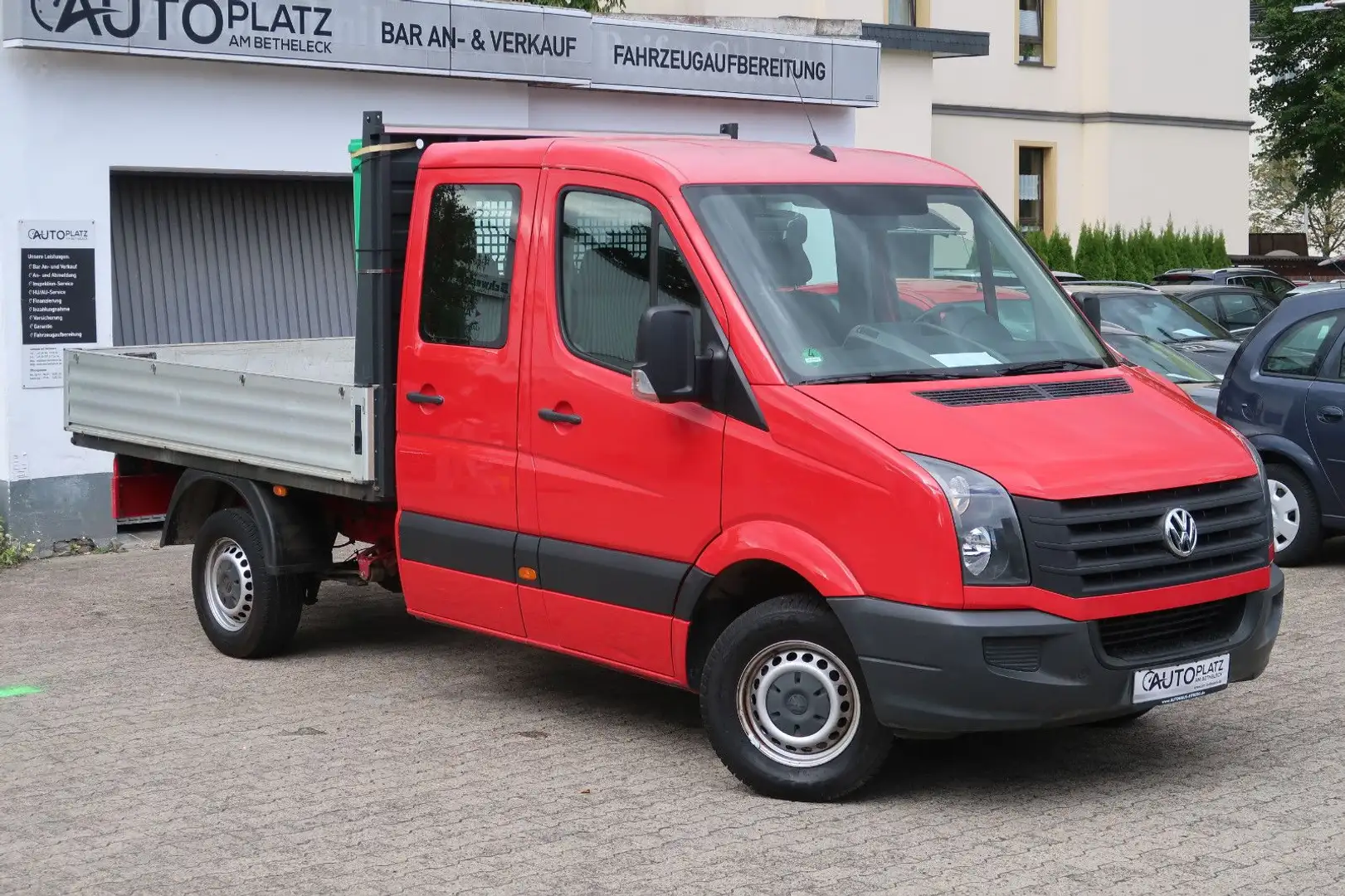 Volkswagen Crafter Pritsche 35 Doppelkabine *AHK *7-SITZER Rot - 2