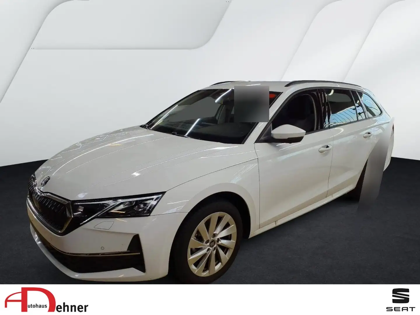 Skoda Octavia Combi Selection 1.5 eTSI DSG MATRIX+elHK Klima Weiß - 1