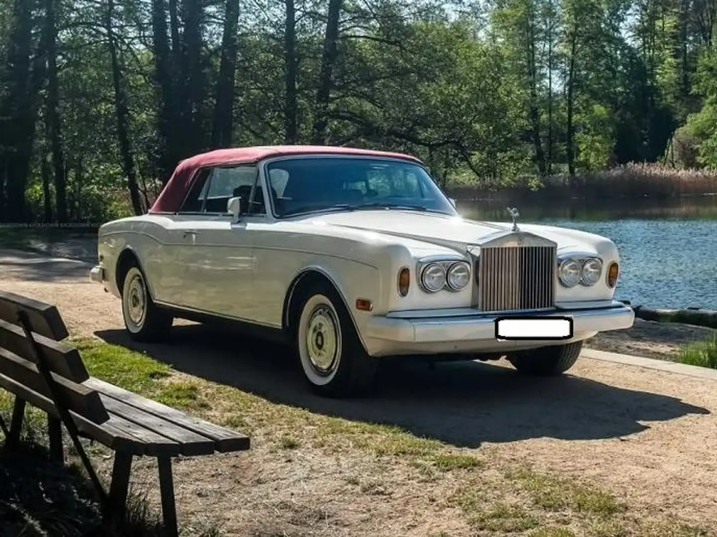 Rolls-Royce Corniche II Cabriolet Bílá - 1