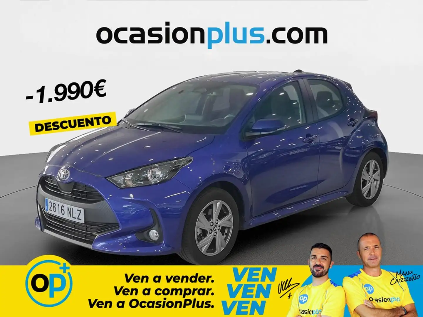 Toyota Yaris 120H 1.5 Active Plus Azul - 1
