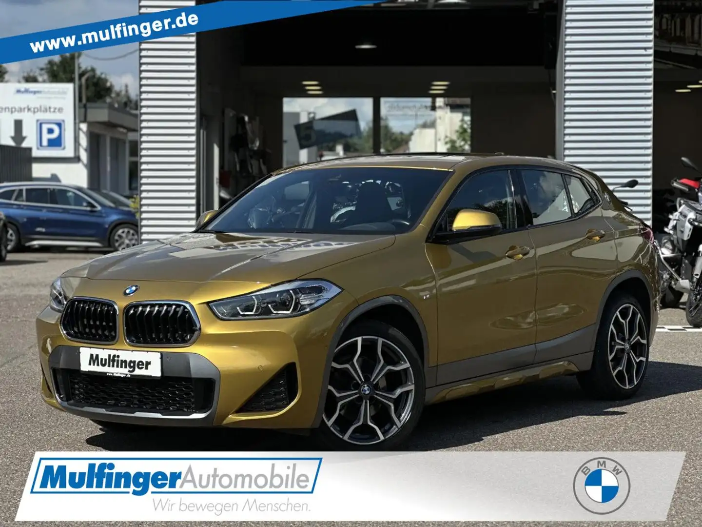 BMW X2 s18d M Sport X Navi Kamera HiFi PanoD.AdFahrw Gold - 1