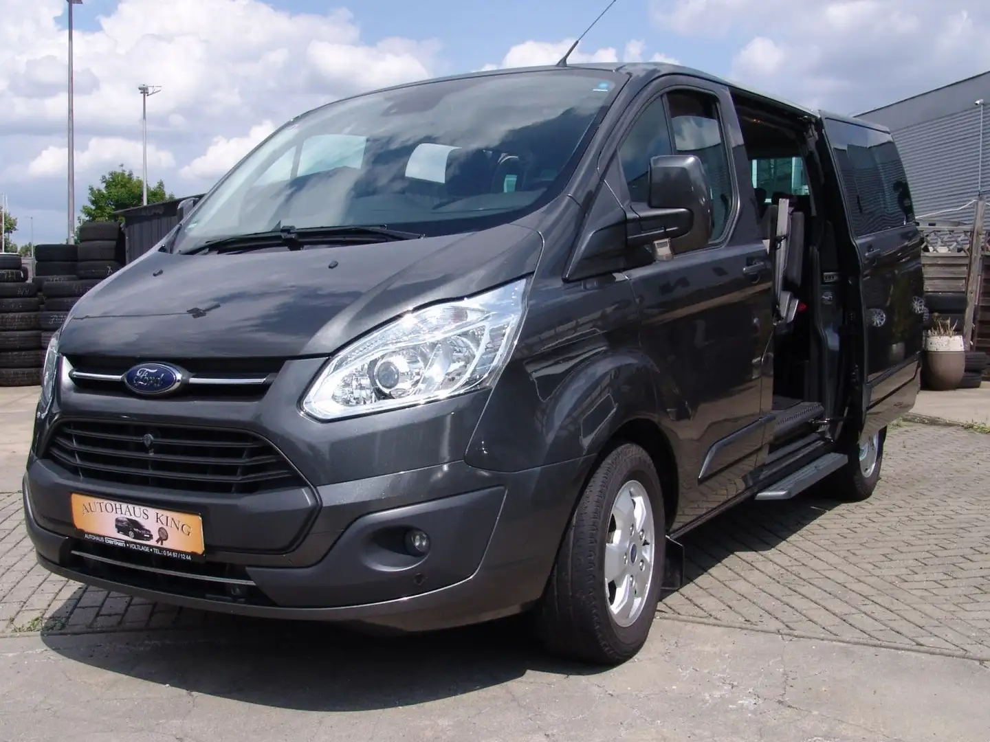 Ford Tourneo Custom Titanium -8Si/TOP Gris - 2
