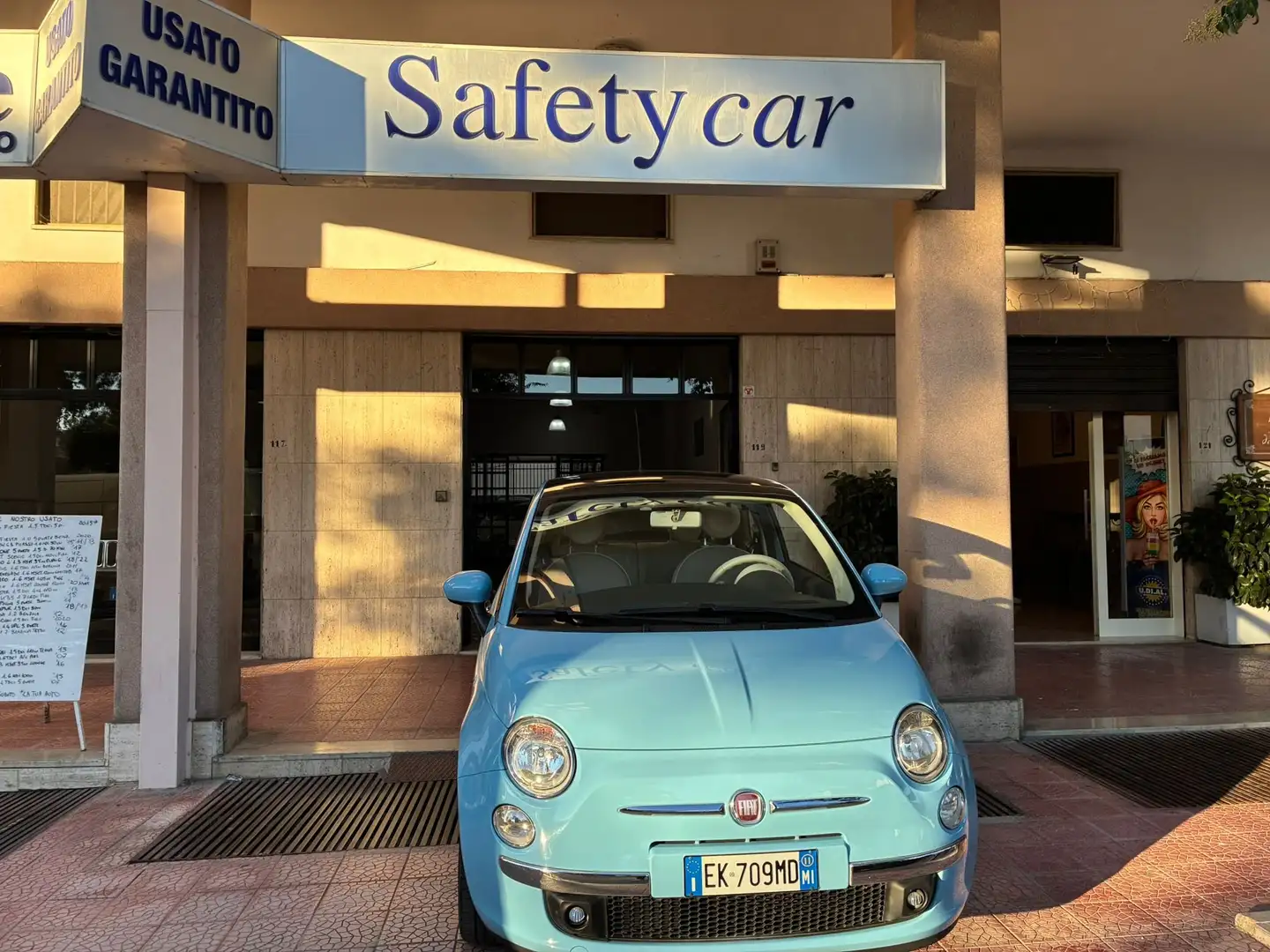 Fiat 500 500 1.2 Lounge 69cv Blu/Azzurro - 2