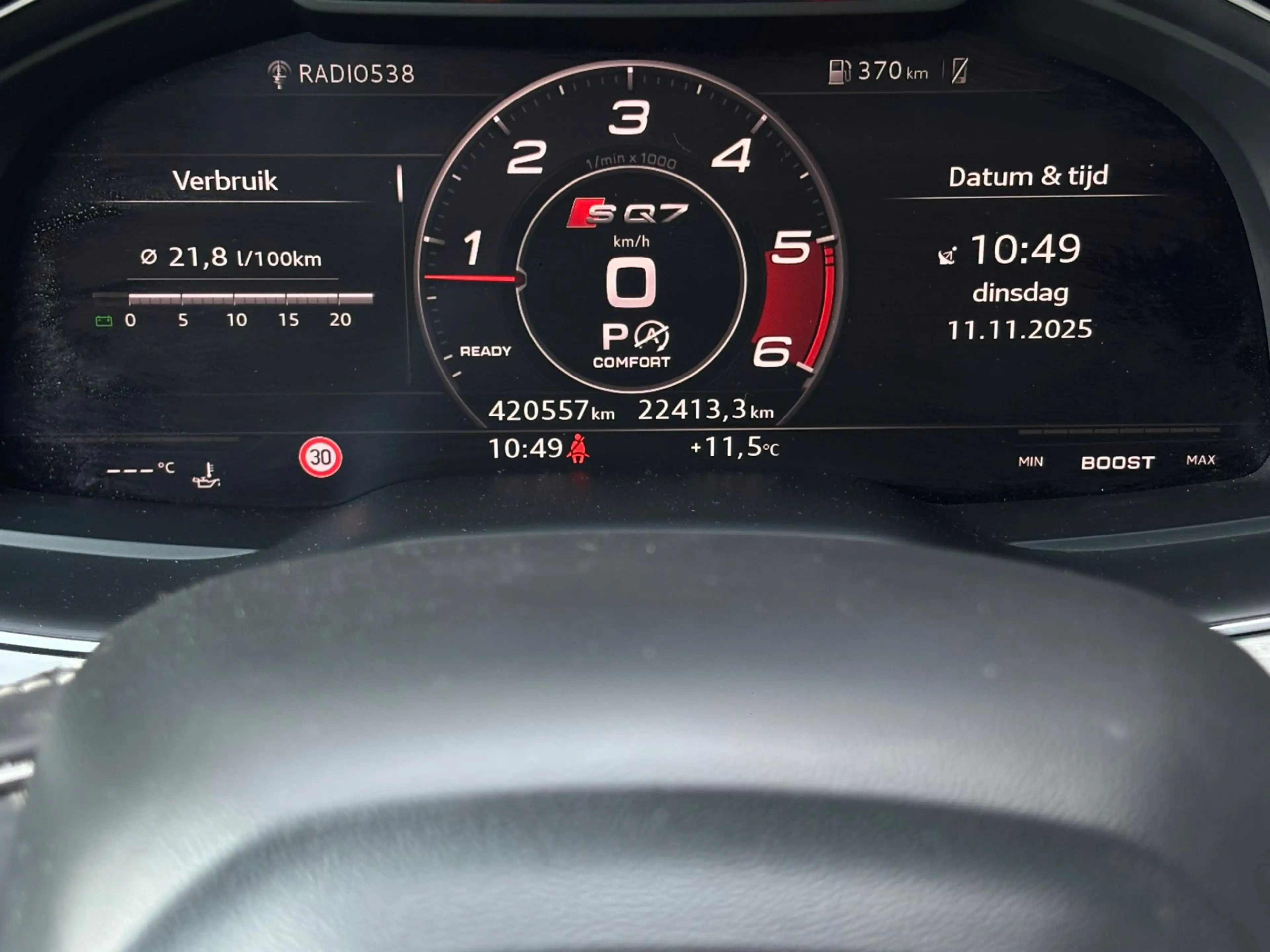 Audi SQ7 4.0 TDI Quattro Grijskenteken Trekhaak Matrix 4-Wi — photo 13